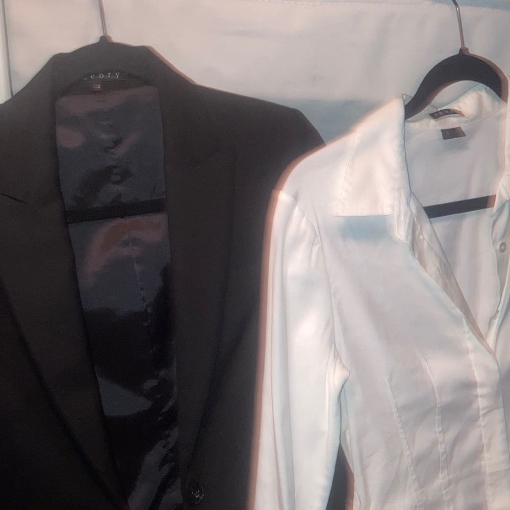 Jacket and long sleeve shirt